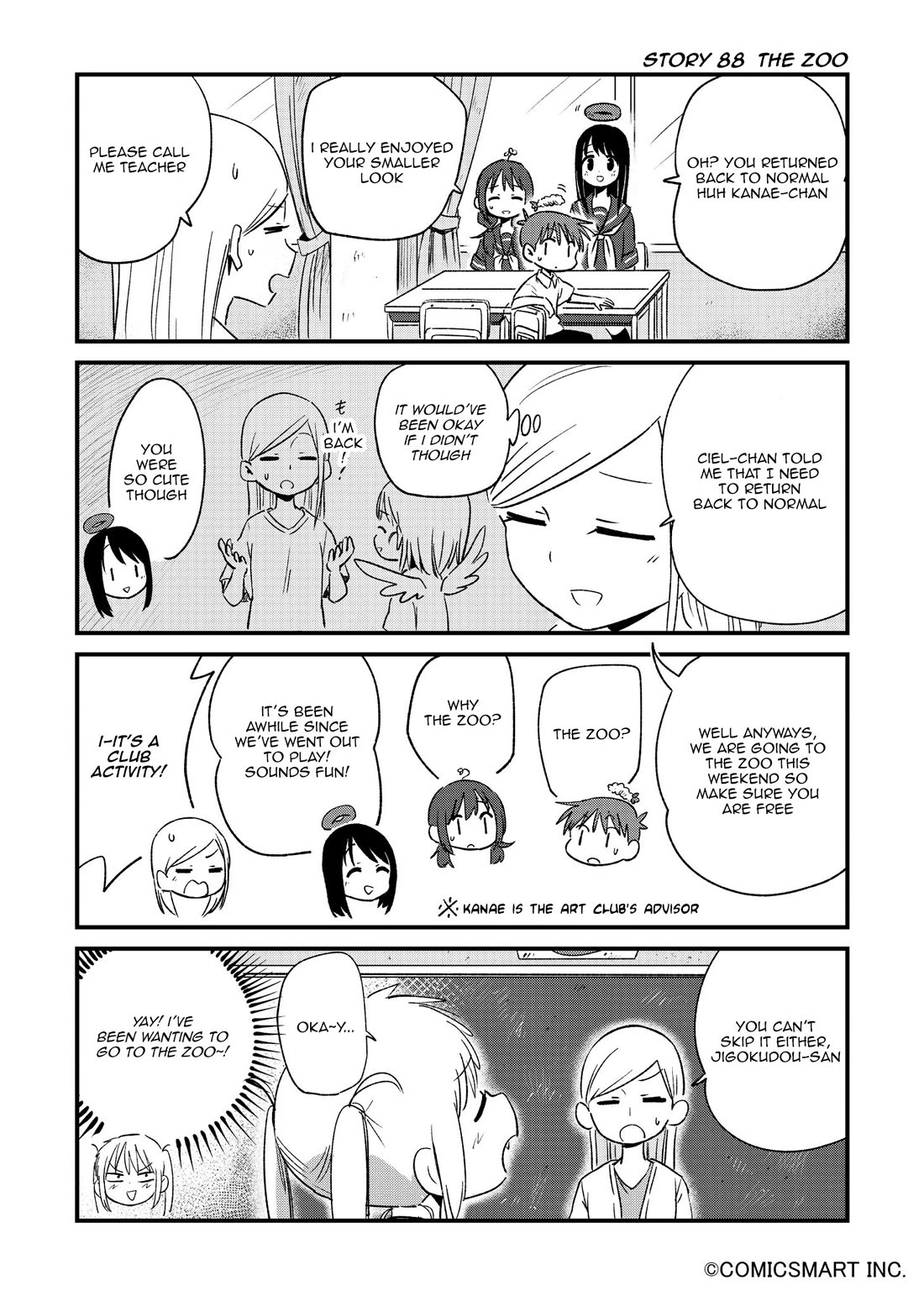 Fushigi no Mayuri-san Chapter 88 page 1 - Chapter 88: The Zoo