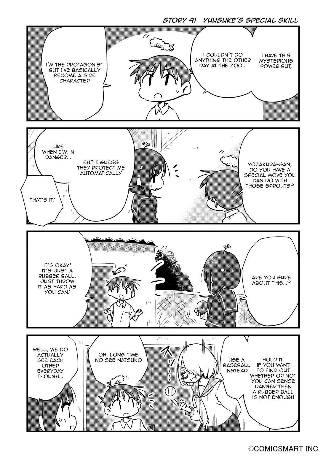 Fushigi no Mayuri-san Chapter 91 page 1 - Chapter 91: Yuusuke's Special Skill