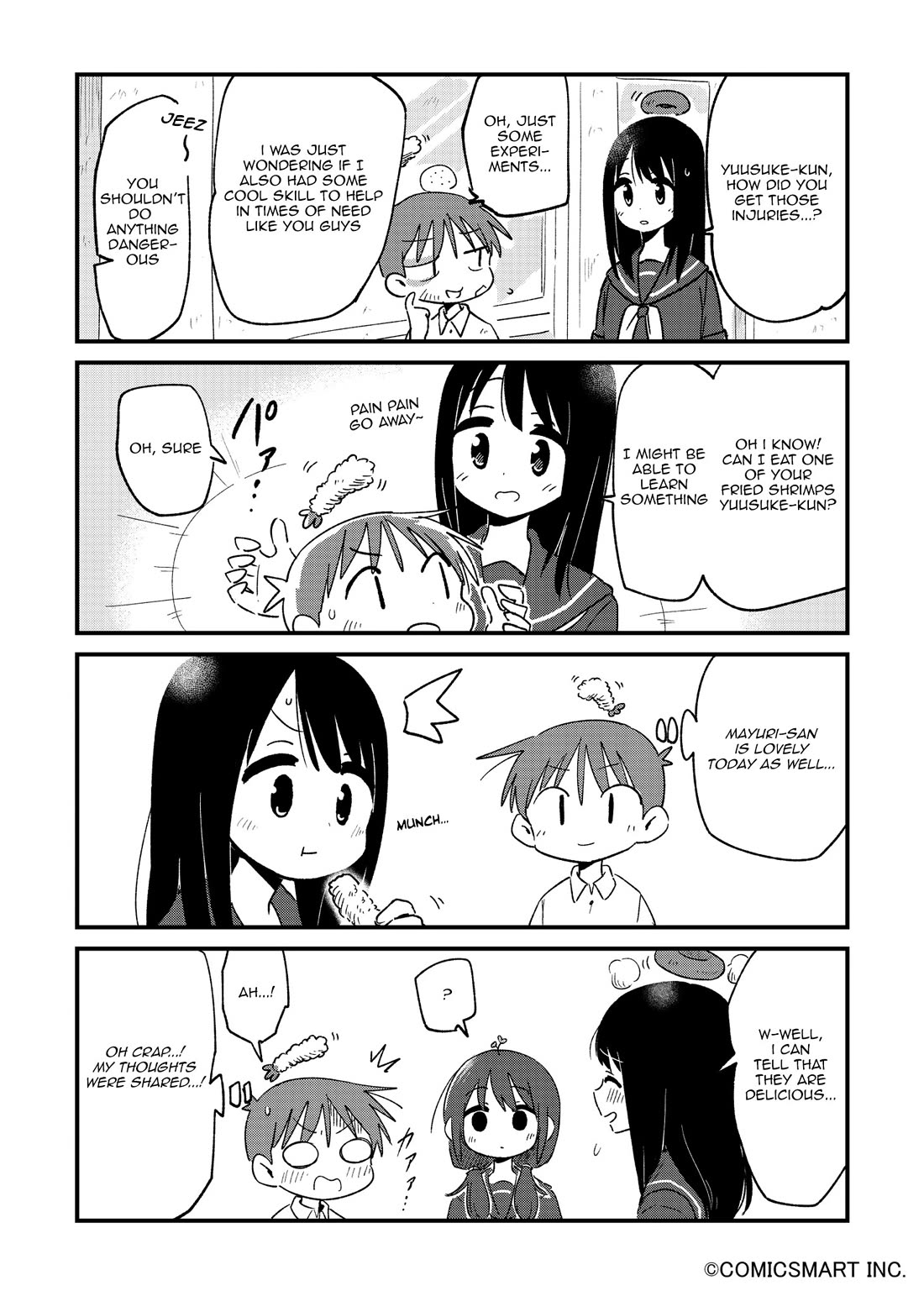 Fushigi no Mayuri-san Chapter 91 page 3 - Chapter 91: Yuusuke's Special Skill