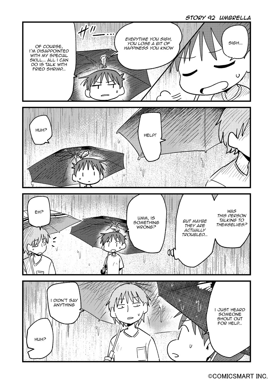 Fushigi no Mayuri-san Chapter 92 page 1 - Chapter 92: Umbrella