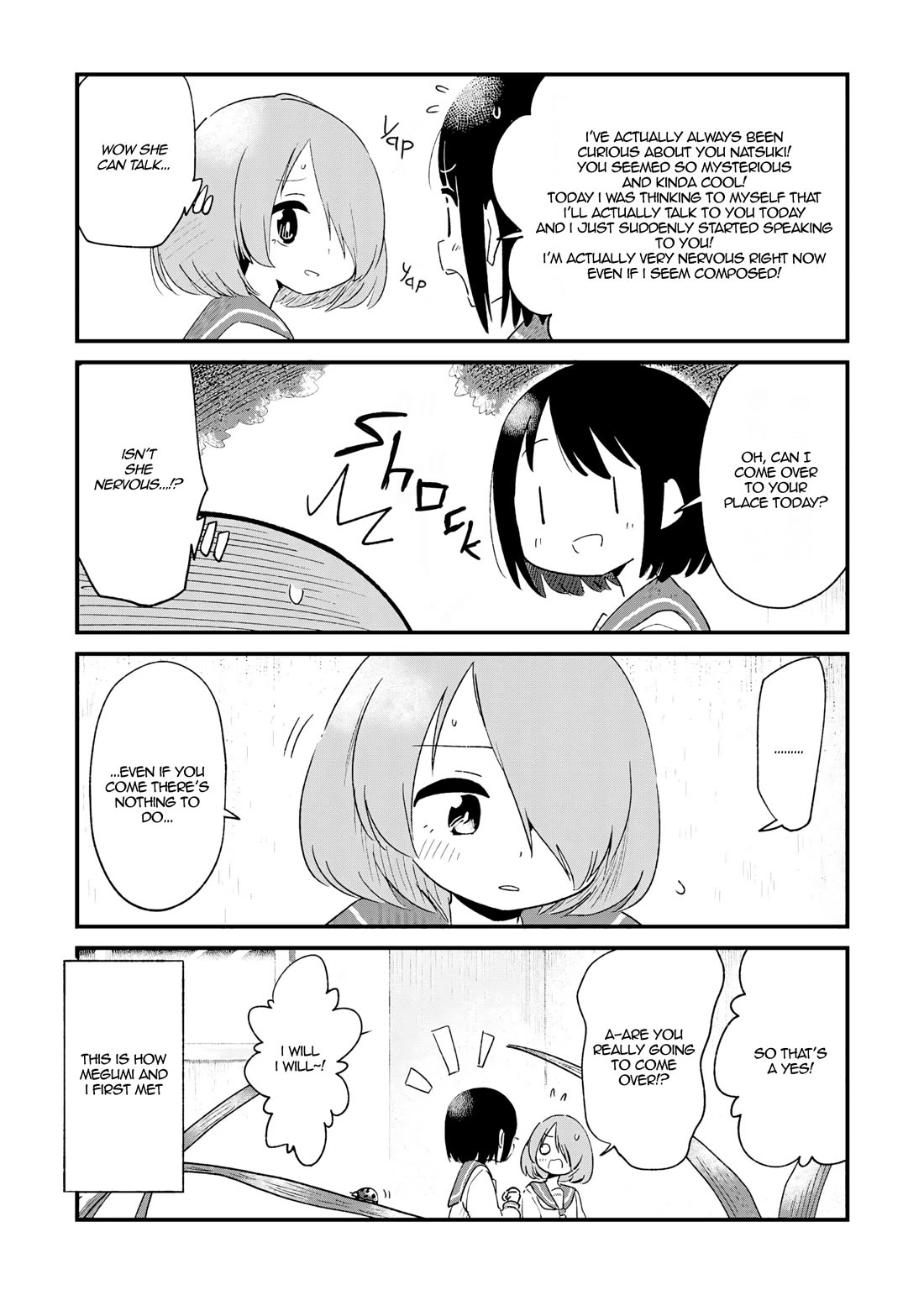 Fushigi no Mayuri-san Chapter 96 page 4 - Chapter 96: Megumi & Natsuko ~ Past Episode 1 ~