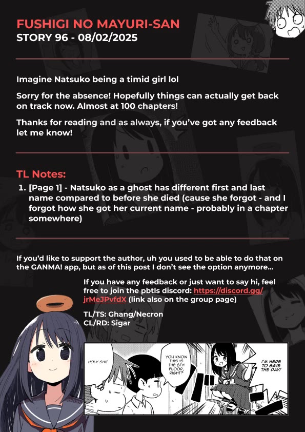 Fushigi no Mayuri-san Chapter 96 page 5 - Chapter 96: Megumi & Natsuko ~ Past Episode 1 ~