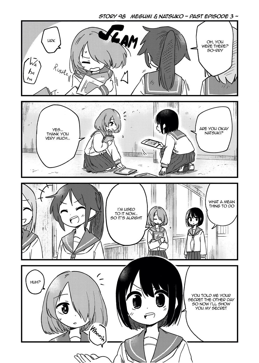 Fushigi no Mayuri-san Chapter 98 page 1 - Chapter 98: Megumi & Natsuko ~ Past Episode 3 ~