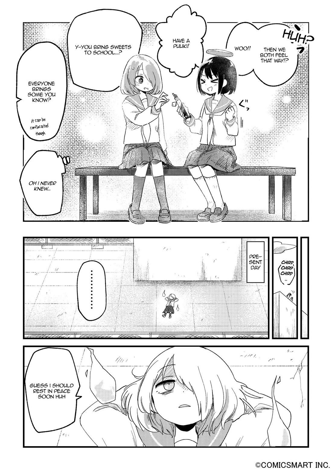 Fushigi no Mayuri-san Chapter 99 page 4 - Chapter 99: Megumi & Natsuko ~ Past Episode 4 ~