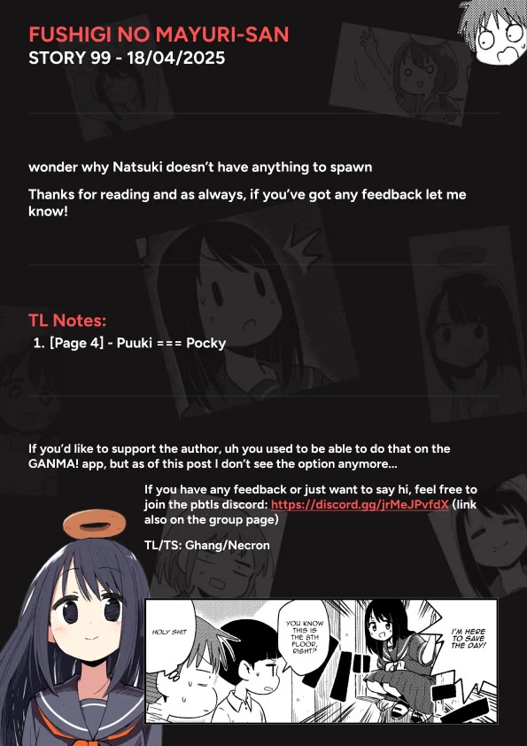 Fushigi no Mayuri-san Chapter 99 page 5 - Chapter 99: Megumi & Natsuko ~ Past Episode 4 ~