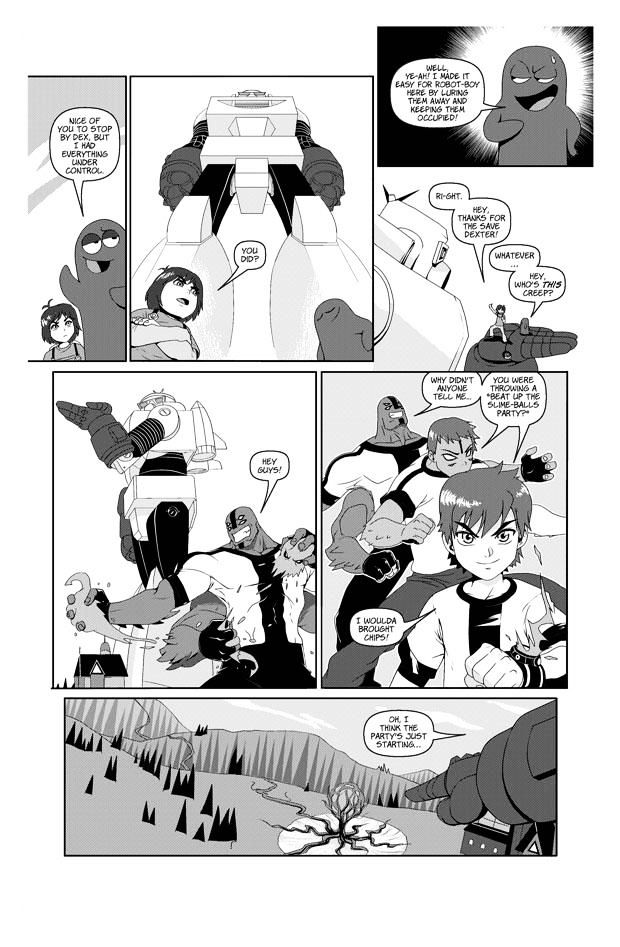 FusionFall Chapter 1 page 12 - Chapter 1 : Worlds Collide!!