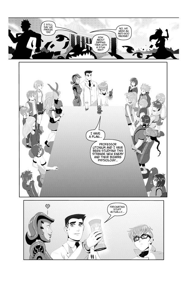 FusionFall Chapter 1 page 16 - Chapter 1 : Worlds Collide!!