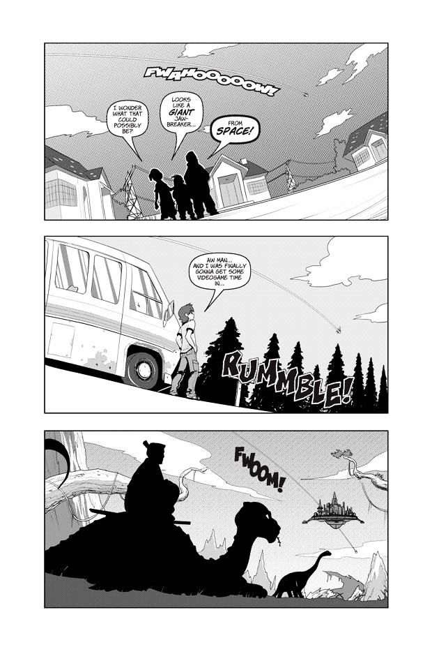 FusionFall Chapter 1 page 6 - Chapter 1 : Worlds Collide!!