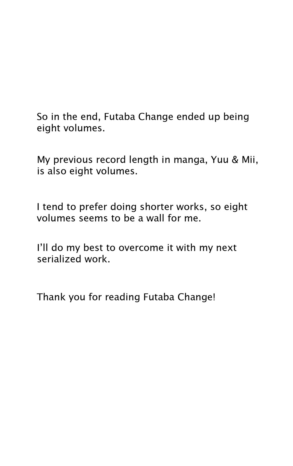 Futaba-kun Change Chapter 43 page 39 - Chapter 43