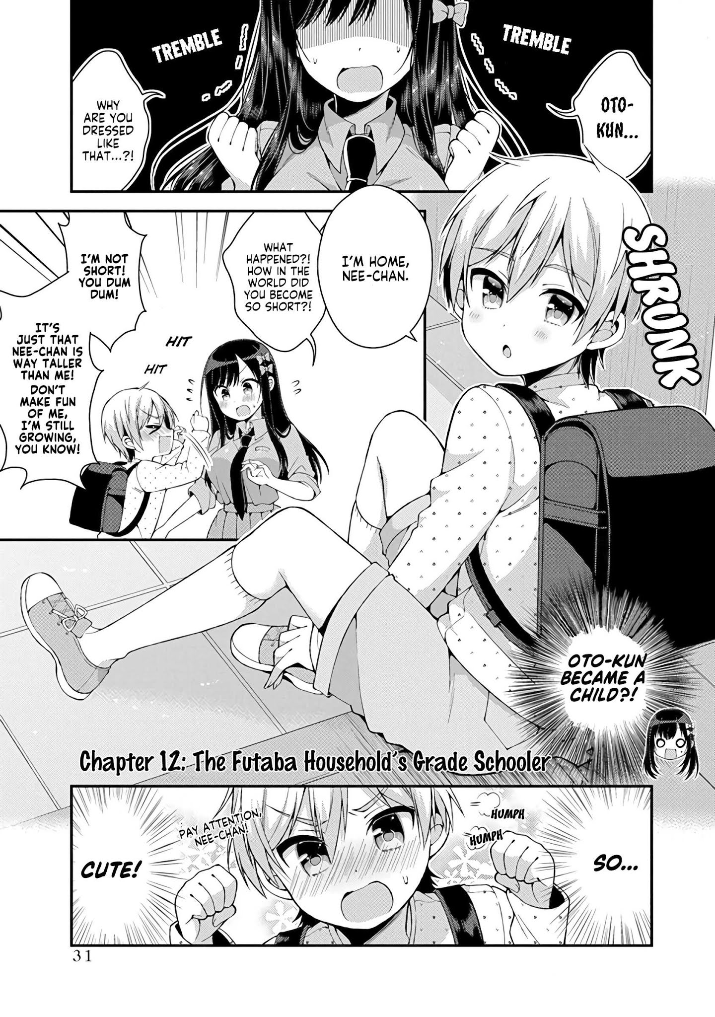 Futaba-san Chi no Kyoudai Chapter 12 page 2 - Chapter 12: The Futaba Household's Grade Schooler