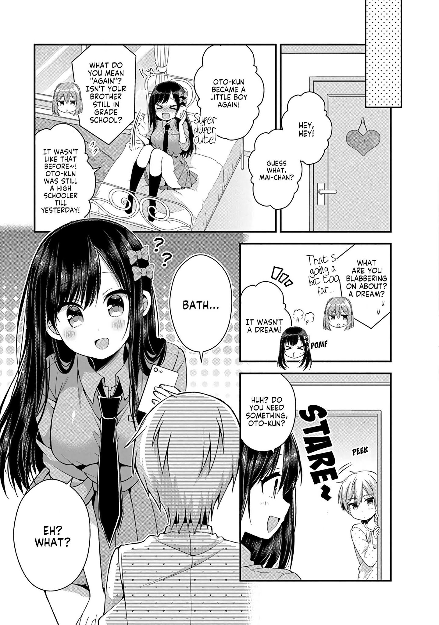 Futaba-san Chi no Kyoudai Chapter 12 page 6 - Chapter 12: The Futaba Household's Grade Schooler