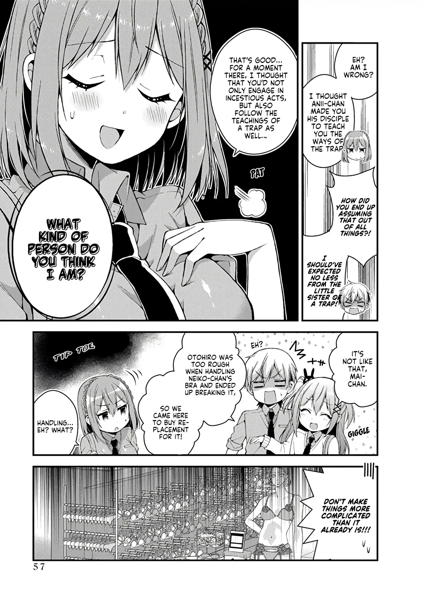 Futaba-san Chi no Kyoudai Chapter 13 page 10 - Chapter 13: The Futaba Household's Underwear