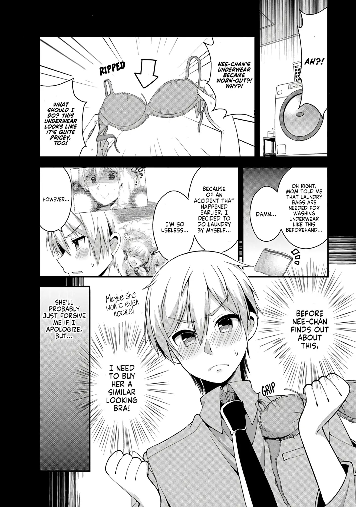 Futaba-san Chi no Kyoudai Chapter 13 page 3 - Chapter 13: The Futaba Household's Underwear