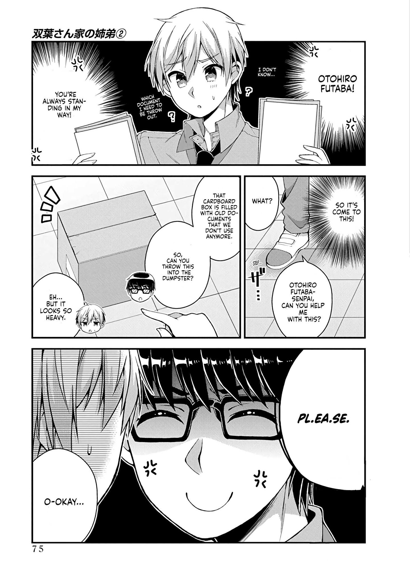 Futaba-san Chi no Kyoudai Chapter 14 page 10 - Chapter 14: The Futaba Household's Student Council