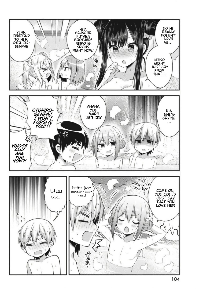 Futaba-san Chi no Kyoudai Chapter 26 page 7 - Chapter 26: The Futaba Household's Public Bath