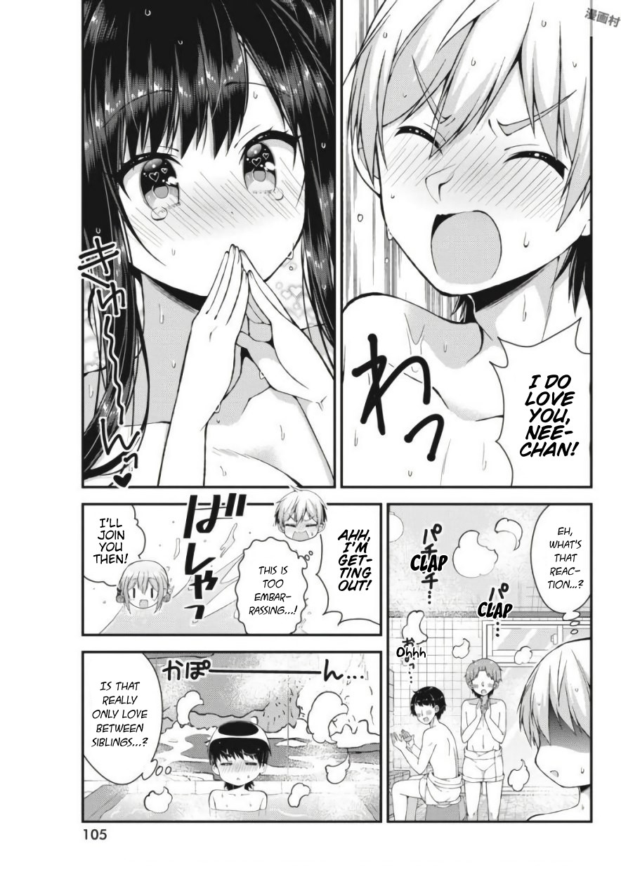 Futaba-san Chi no Kyoudai Chapter 26 page 8 - Chapter 26: The Futaba Household's Public Bath