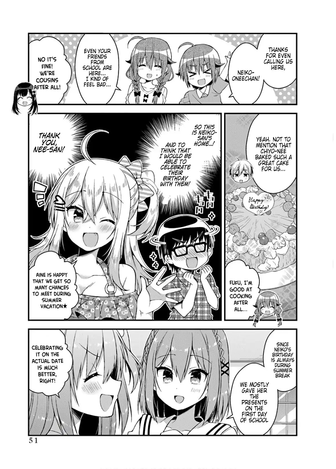 Futaba-san Chi no Kyoudai Chapter 31 page 3 - Chapter 31: The Futaba Household's Birthday