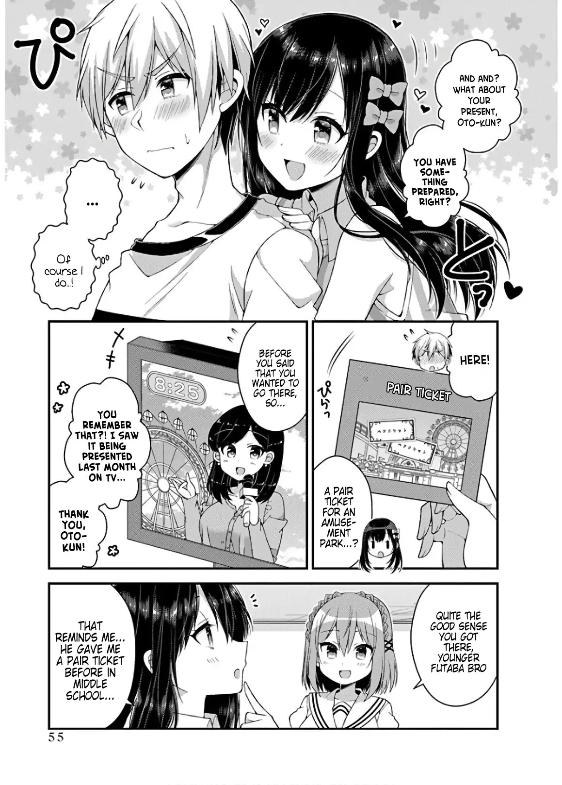 Futaba-san Chi no Kyoudai Chapter 31 page 7 - Chapter 31: The Futaba Household's Birthday