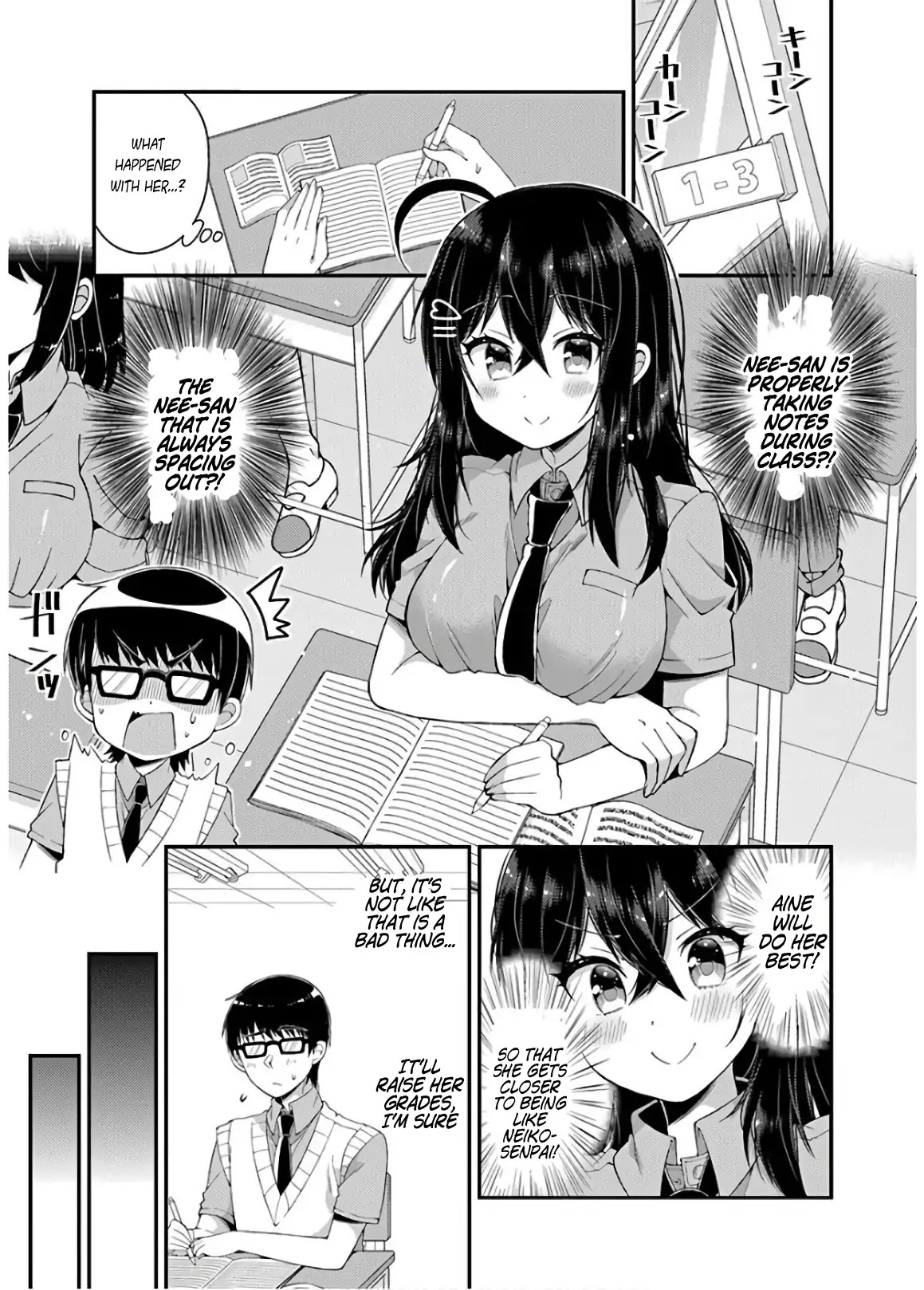 Futaba-san Chi no Kyoudai Chapter 32 page 7 - Chapter 32: The Kobayashi Household's Image Change