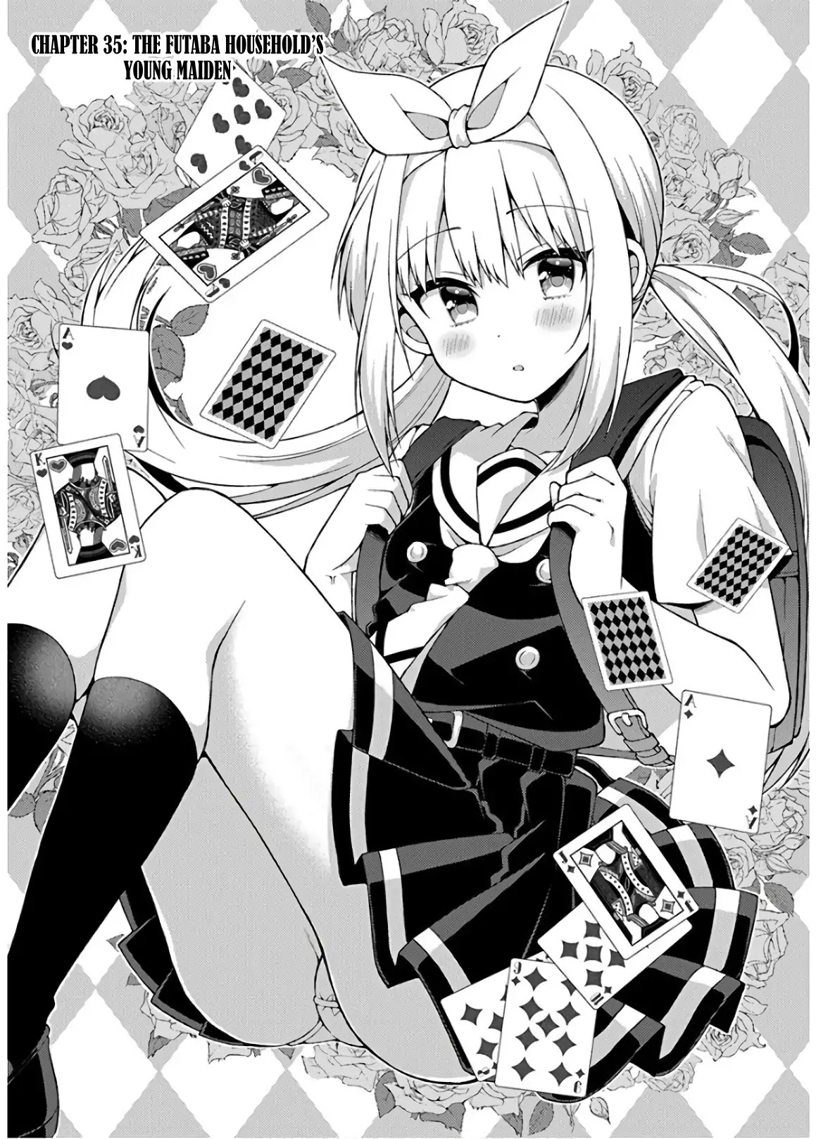 Futaba-san Chi no Kyoudai Chapter 35 page 1 - Chapter 35: The Futaba Household's Young Maiden