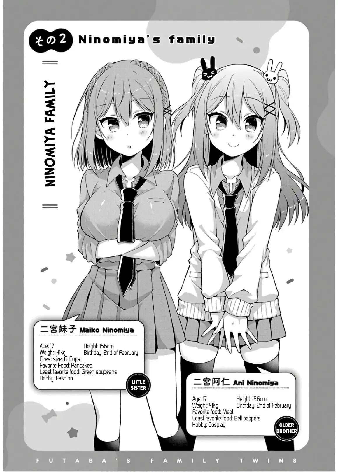 Futaba-san Chi no Kyoudai Chapter 36 page 15 - Chapter 36: The Futaba Household's Culture Festival (Part 1)