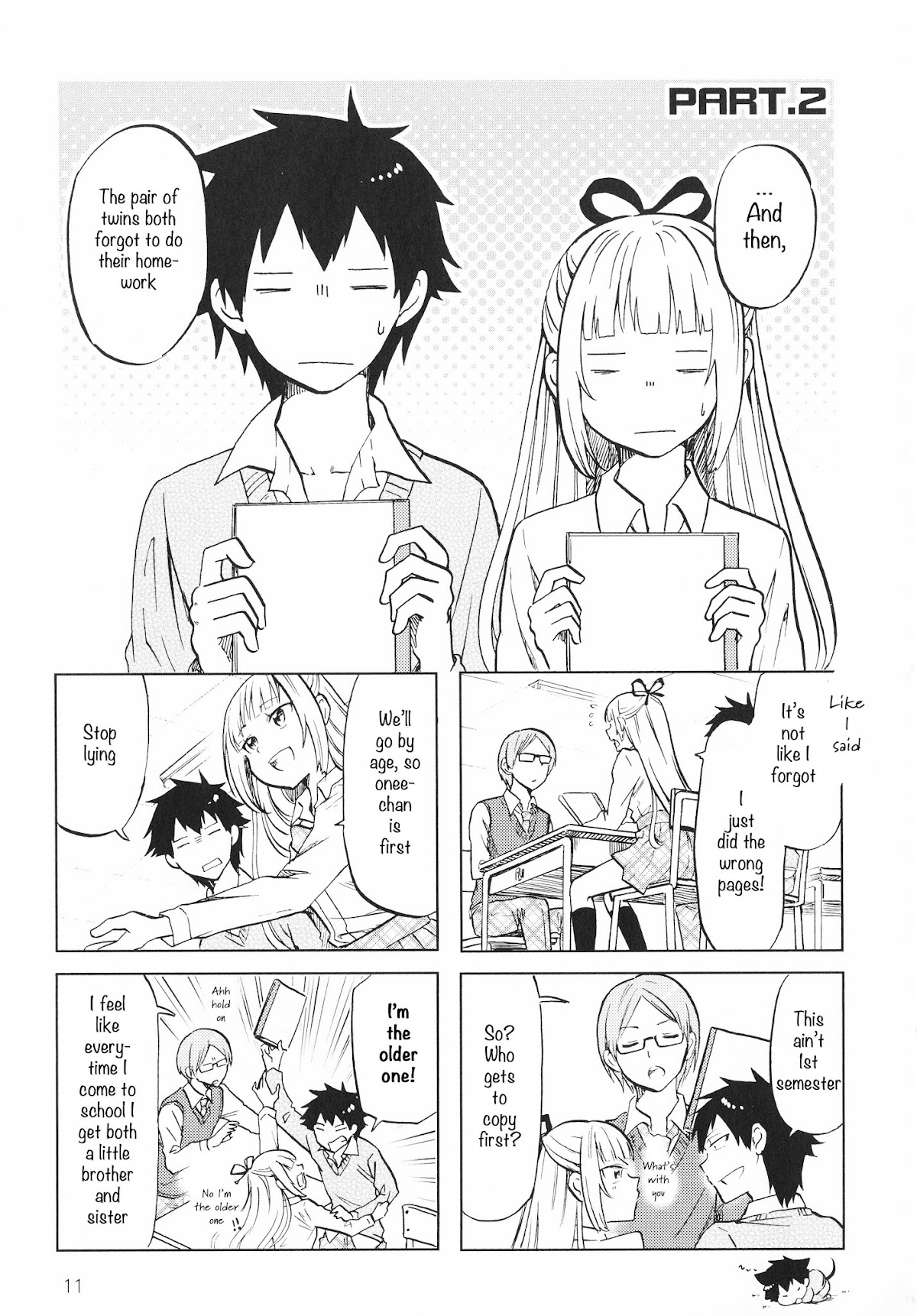 Futago Complex Chapter 2 page 1 - Chapter 2: Part 2