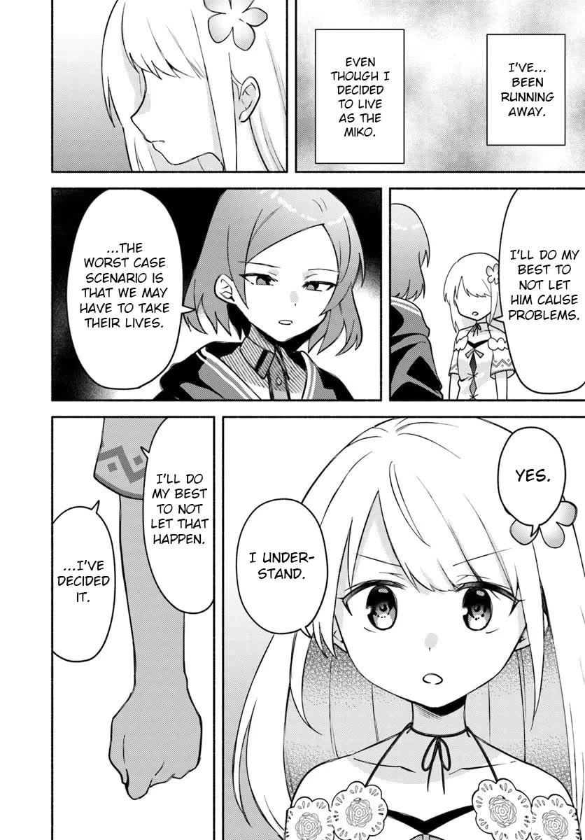 Futago no ane ga miko toshite hikitorarete, watashi wa suterareta kedo tabun watashi ga miko de aru Chapter 31.1 page 10 - Chapter 31.1: Will delete if hidamari asks