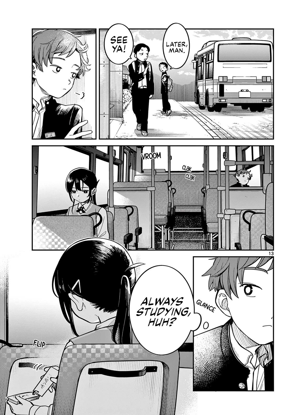 Futari Bus Chapter 1 page 12 - Chapter 1: Heyday Road