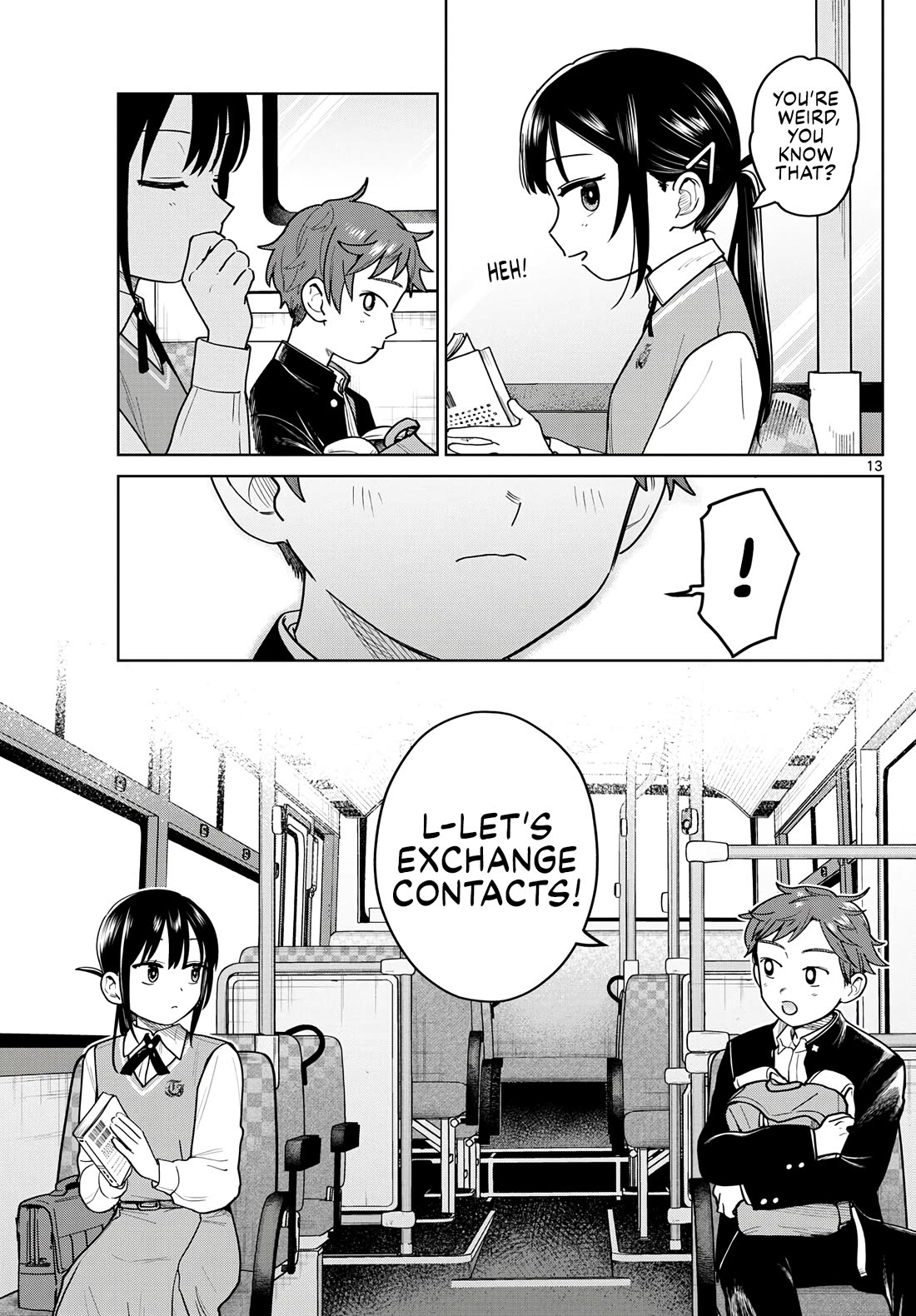 Futari Bus Chapter 12 page 13 - Chapter 12: First Step