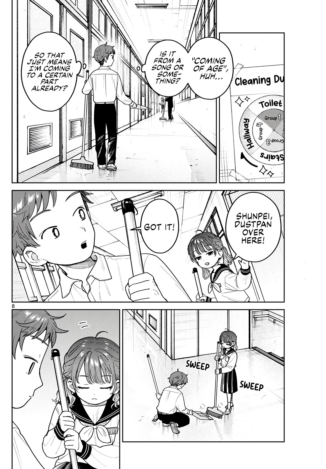 Futari Bus Chapter 12 page 8 - Chapter 12: First Step