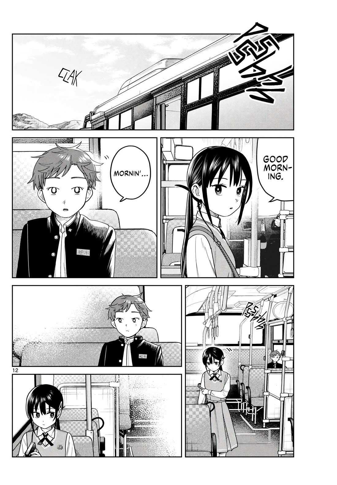 Futari Bus Chapter 15 page 12 - Chapter 15: Getting Serious
