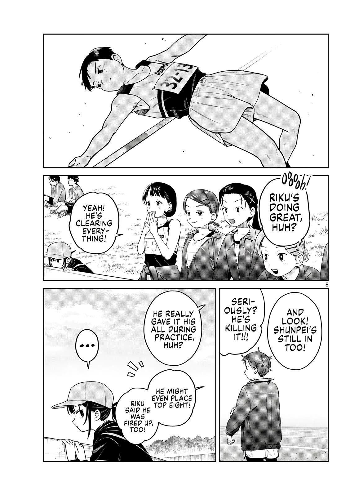 Futari Bus Chapter 16 page 8 - Chapter 16: Do Your Best