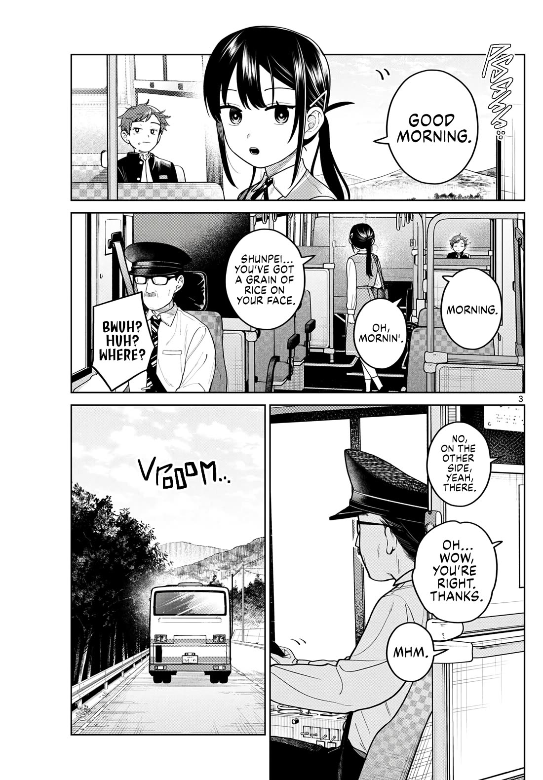 Futari Bus Chapter 18 page 3 - Chapter 18: Quietly