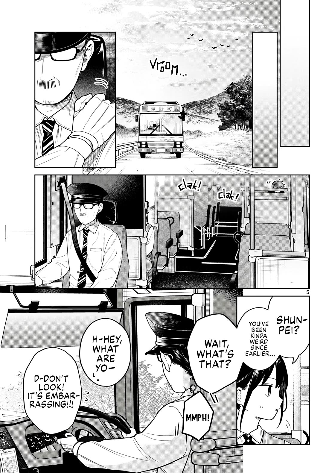 Futari Bus Chapter 18 page 5 - Chapter 18: Quietly