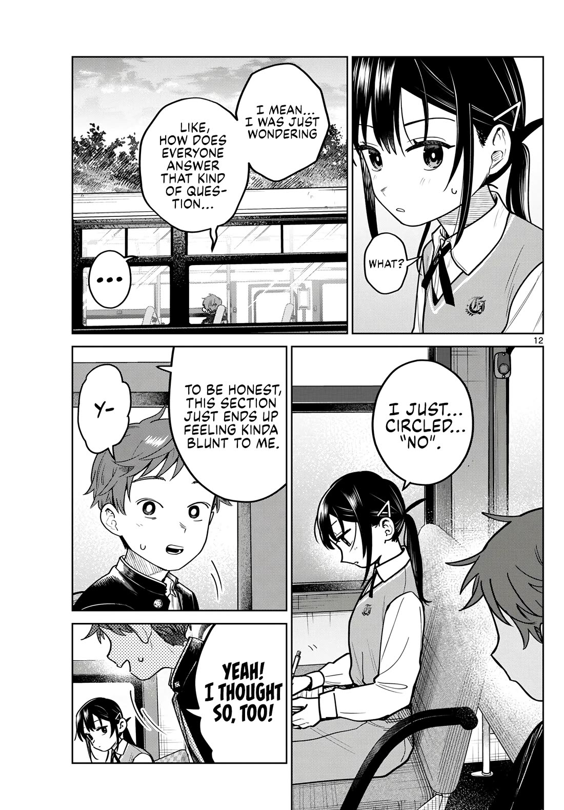 Futari Bus Chapter 19 page 12 - Chapter 19: Things You Like