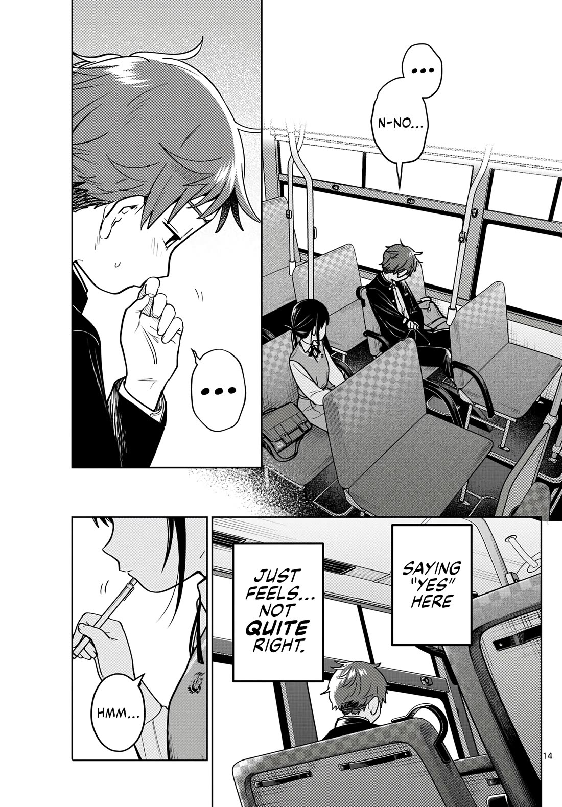 Futari Bus Chapter 19 page 14 - Chapter 19: Things You Like