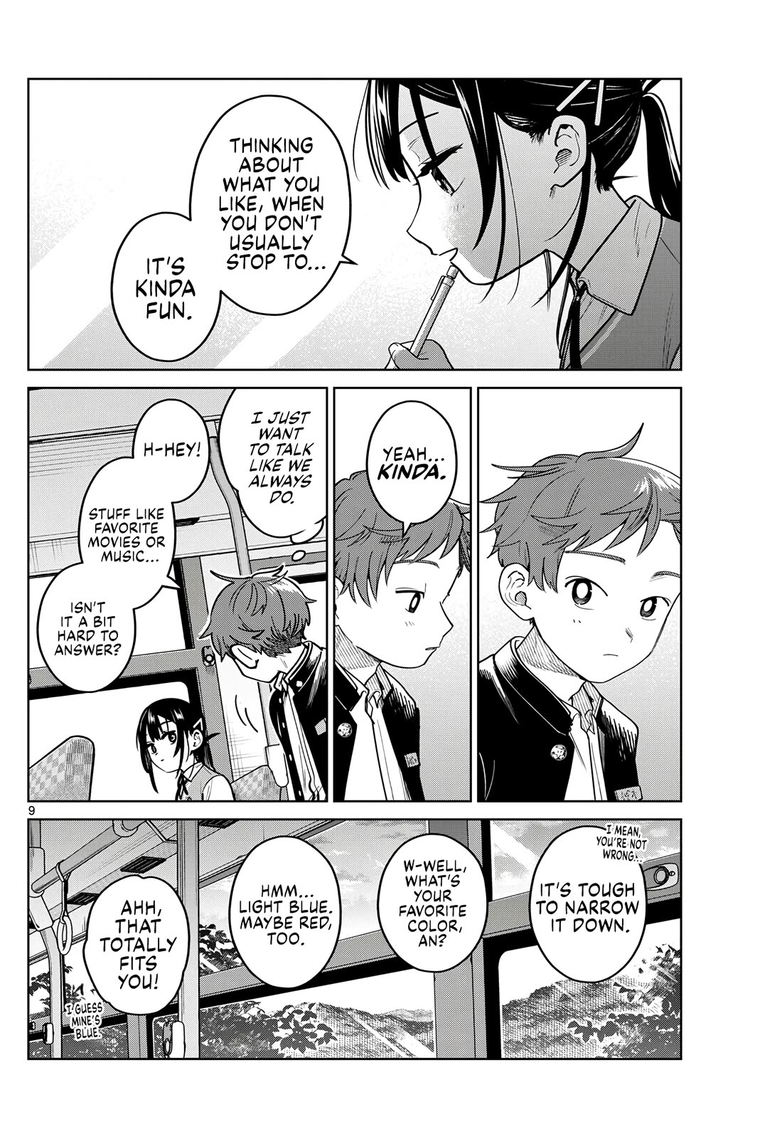 Futari Bus Chapter 19 page 9 - Chapter 19: Things You Like
