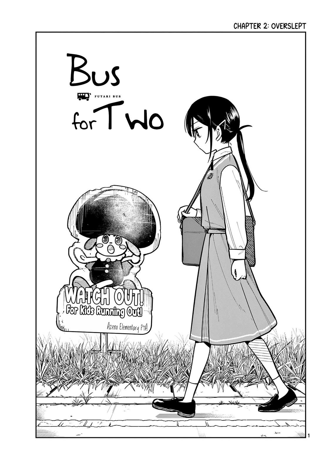 Futari Bus Chapter 2 page 1 - Chapter 2: Overslept