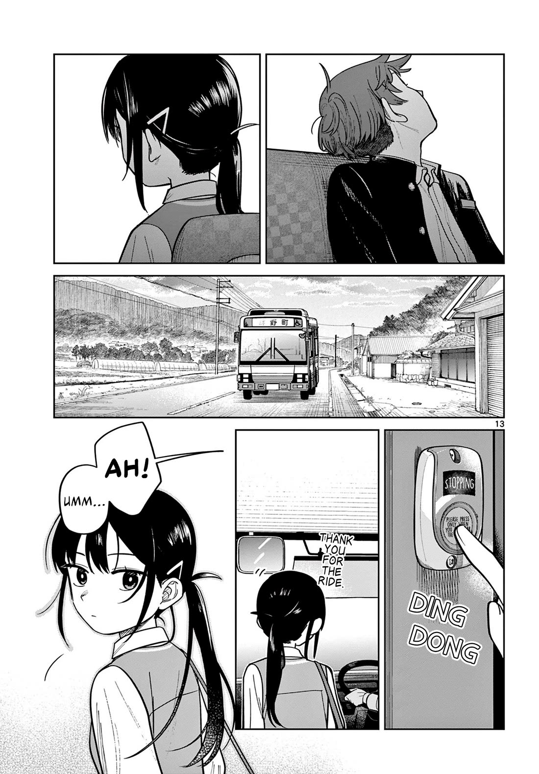 Futari Bus Chapter 2 page 13 - Chapter 2: Overslept