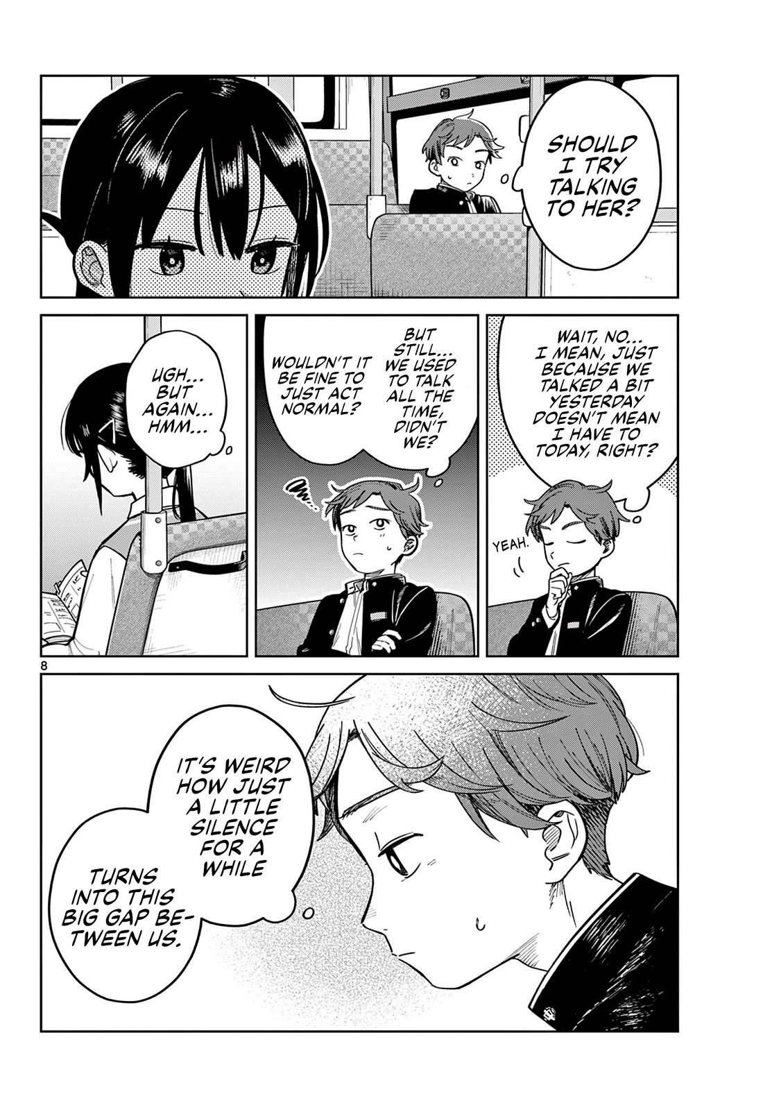 Futari Bus Chapter 2 page 8 - Chapter 2: Overslept