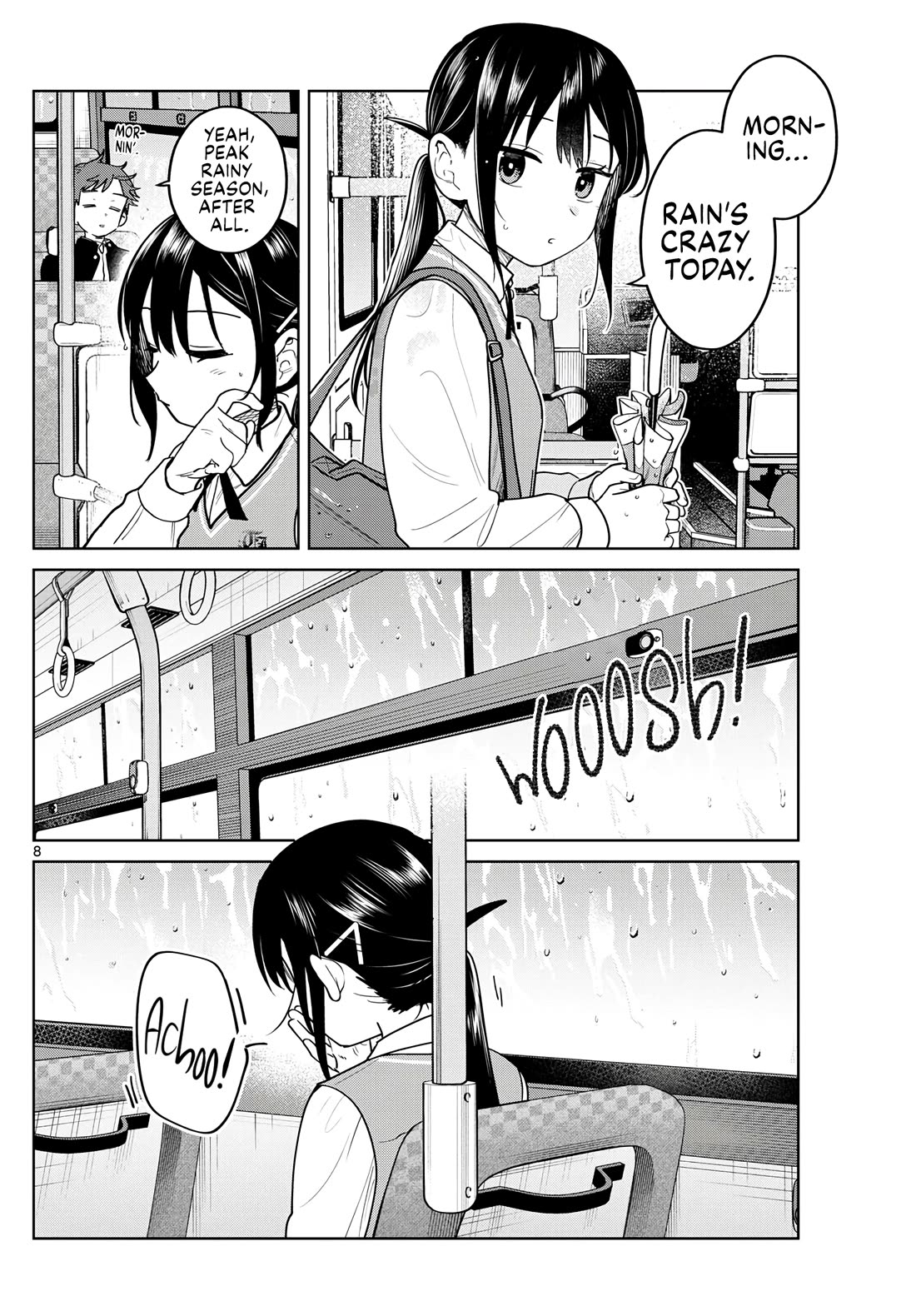 Futari Bus Chapter 20 page 8 - Chapter 20: Rainy Season Morning