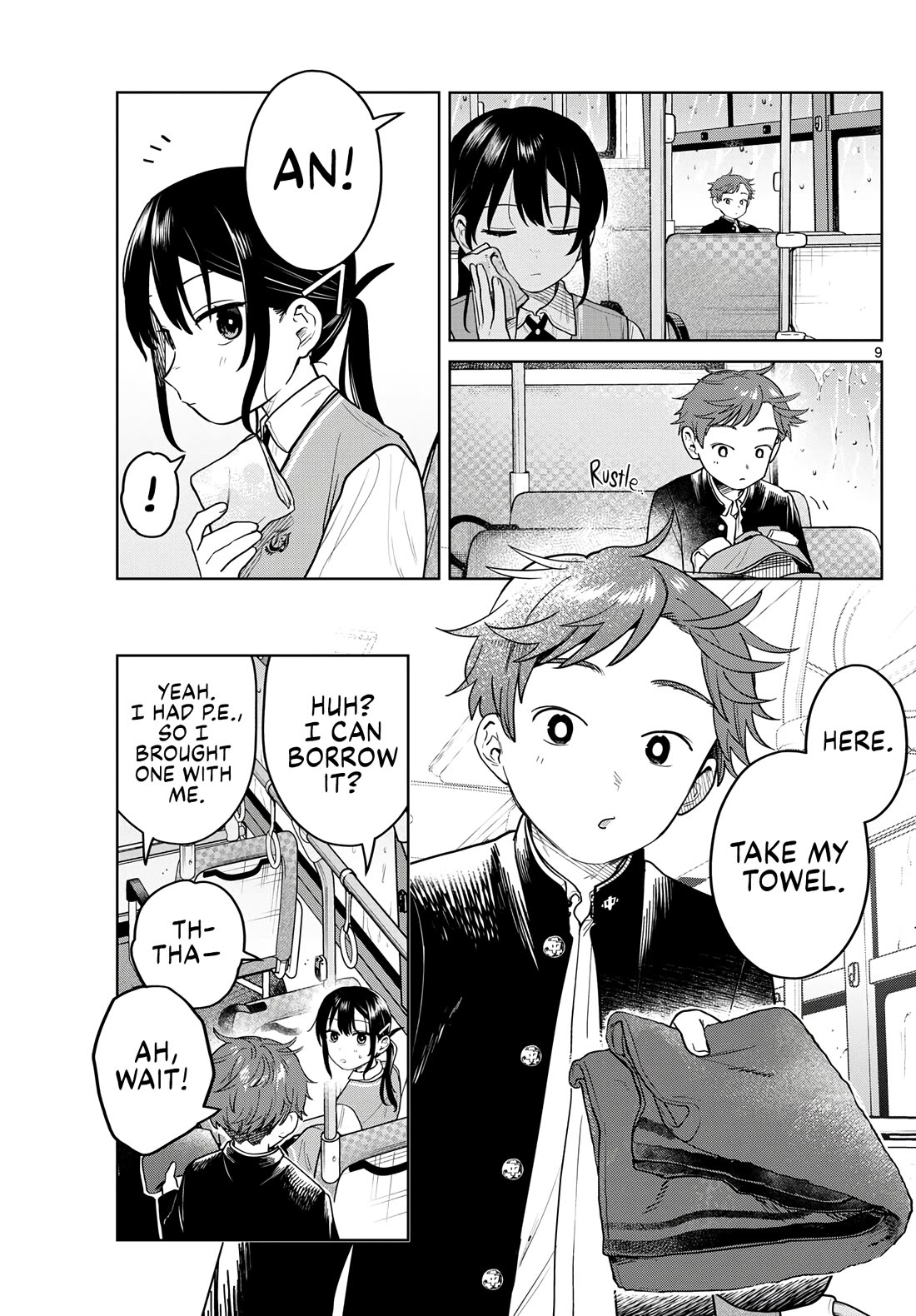 Futari Bus Chapter 20 page 9 - Chapter 20: Rainy Season Morning