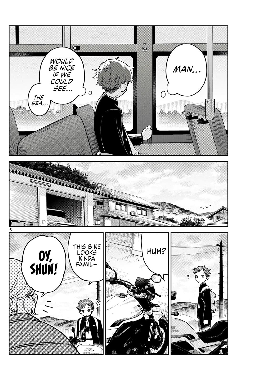 Futari Bus Chapter 21 page 6 - Chapter 21: Faraway Sea
