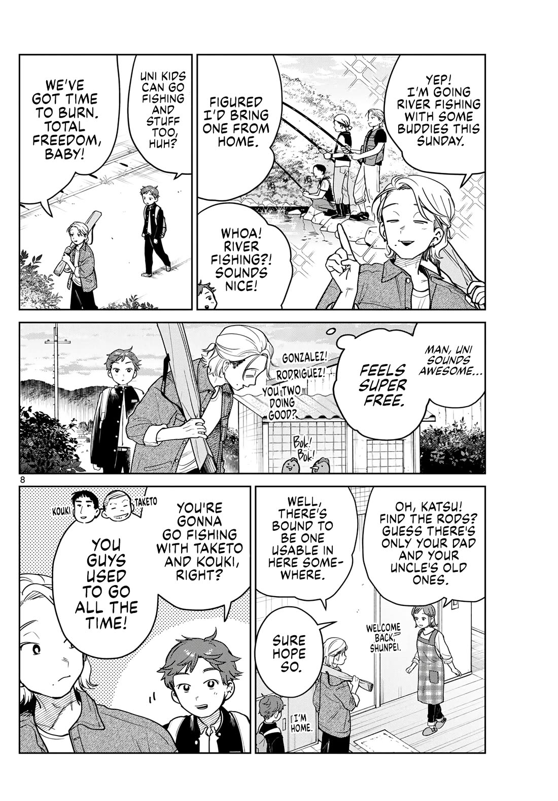 Futari Bus Chapter 21 page 8 - Chapter 21: Faraway Sea