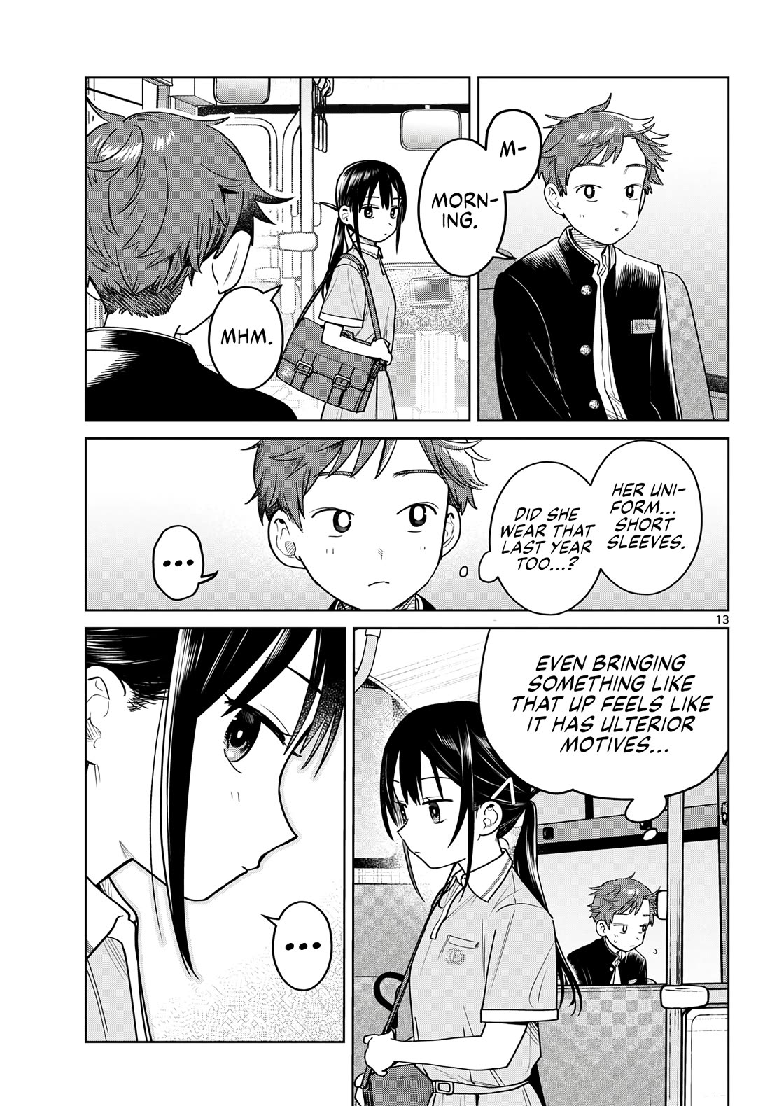 Futari Bus Chapter 23 page 13 - Chapter 23: Summer Clothes