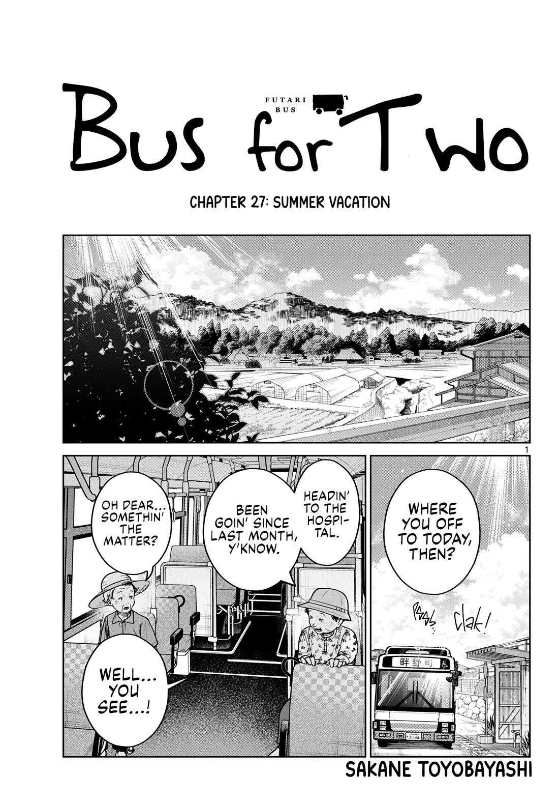 Futari Bus Chapter 27 page 1 - Chapter 27: Summer Vacation