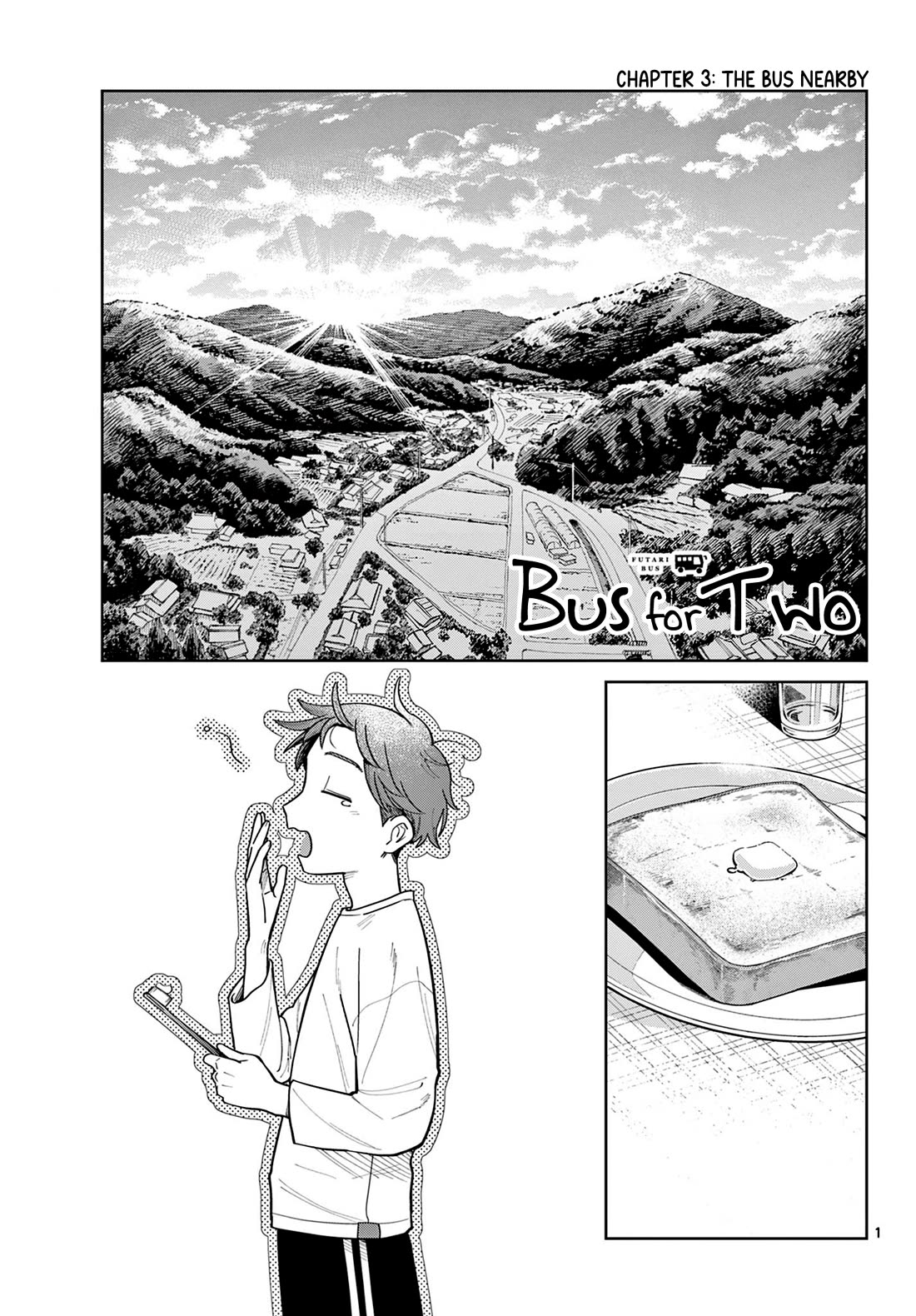 Futari Bus Chapter 3 page 1 - Chapter 3: The Bus Nearby