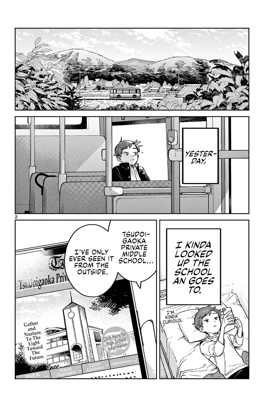 Futari Bus Chapter 3 page 2 - Chapter 3: The Bus Nearby