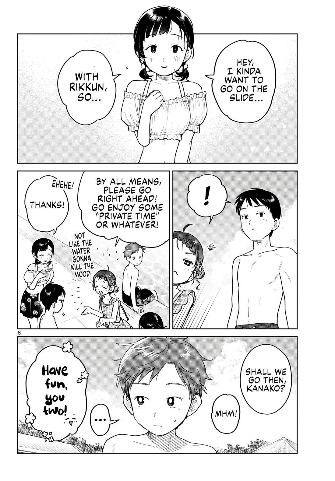 Futari Bus Chapter 30 page 8 - Chapter 30: Splash