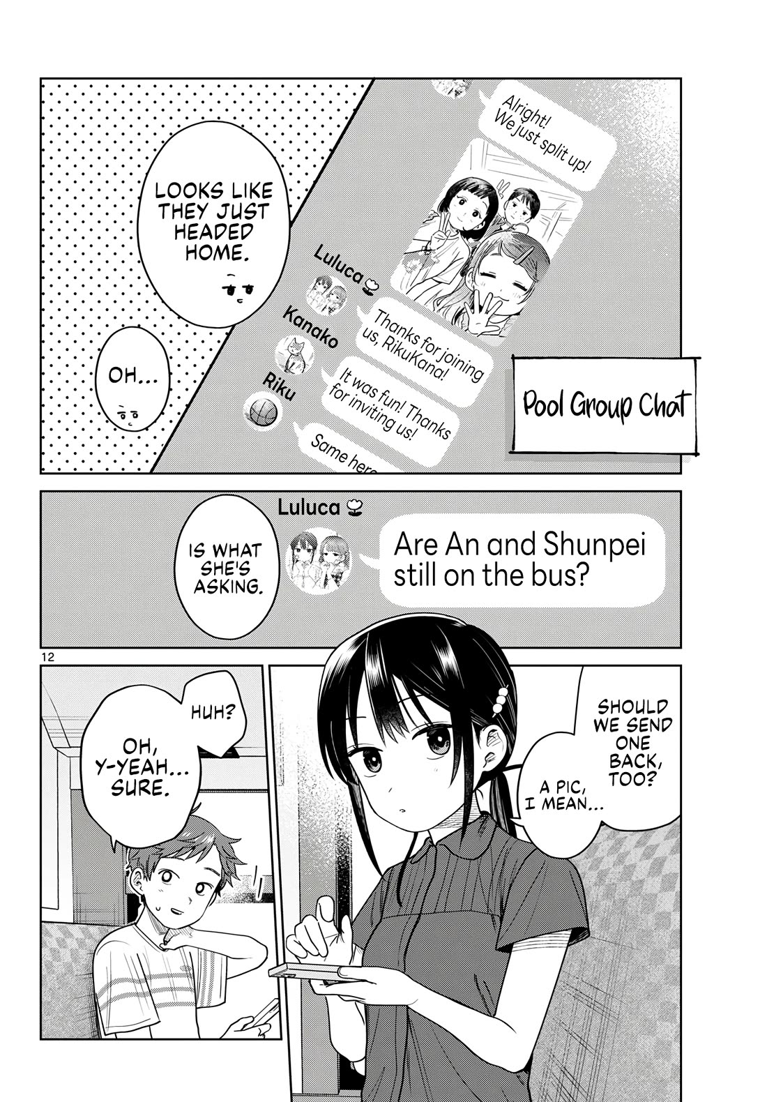 Futari Bus Chapter 31 page 12 - Chapter 31: Front Camera